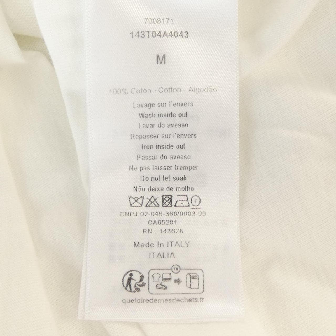 クリスチャンディオール CHRISTIAN DIOR シグネチャーバンド ESSENTIALS 143T04A4043 Tシャツ