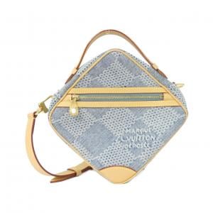 ルイヴィトン ダミエ デニム 3D チェス メッセンジャー N40706 ショルダーバッグ