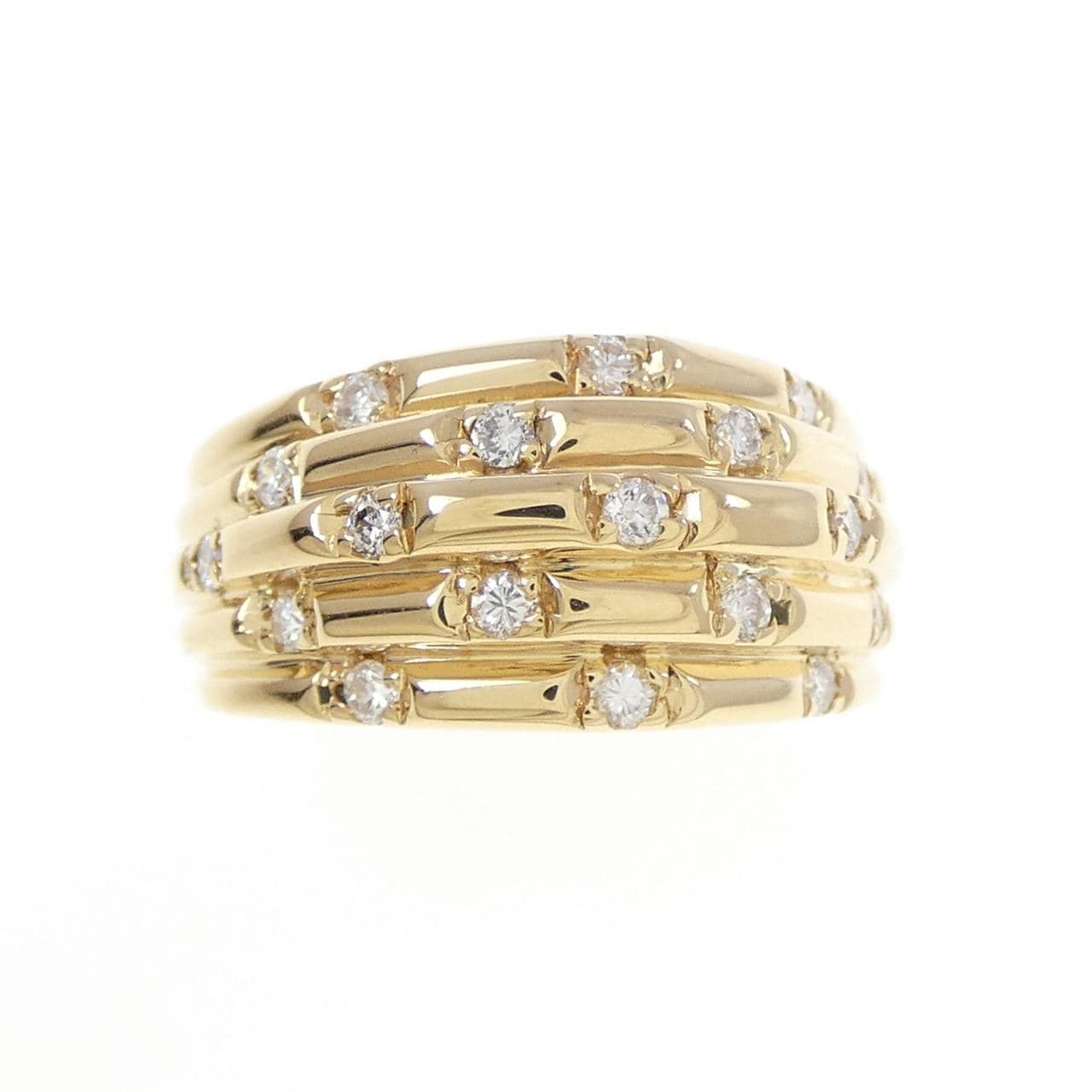 K18YG ダイヤモンド リング 0.30CT