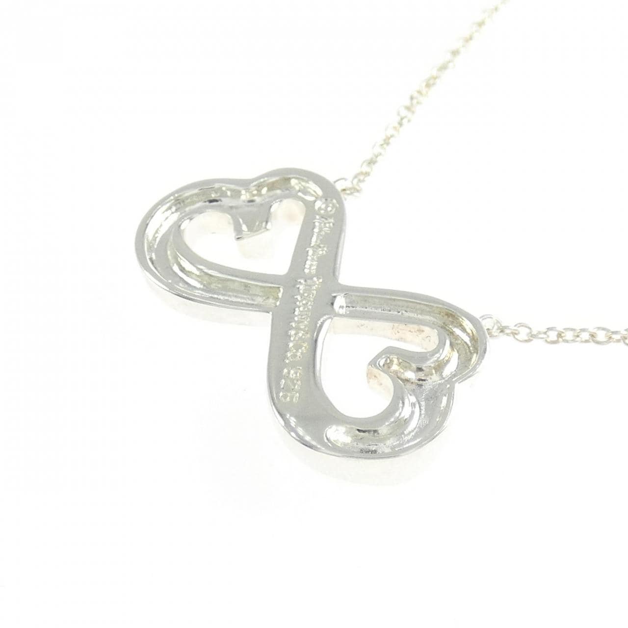 ティファニー ダブルラビングハート ネックレス