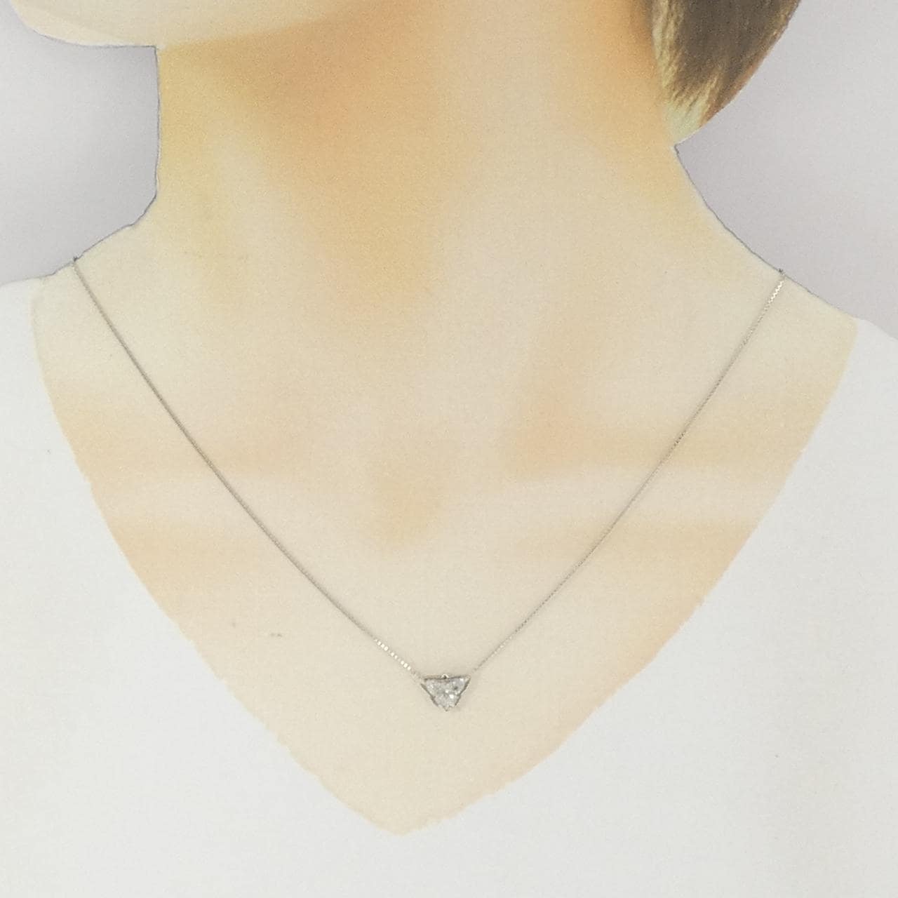 PT900/PT850 ダイヤモンド ネックレス 0.72CT