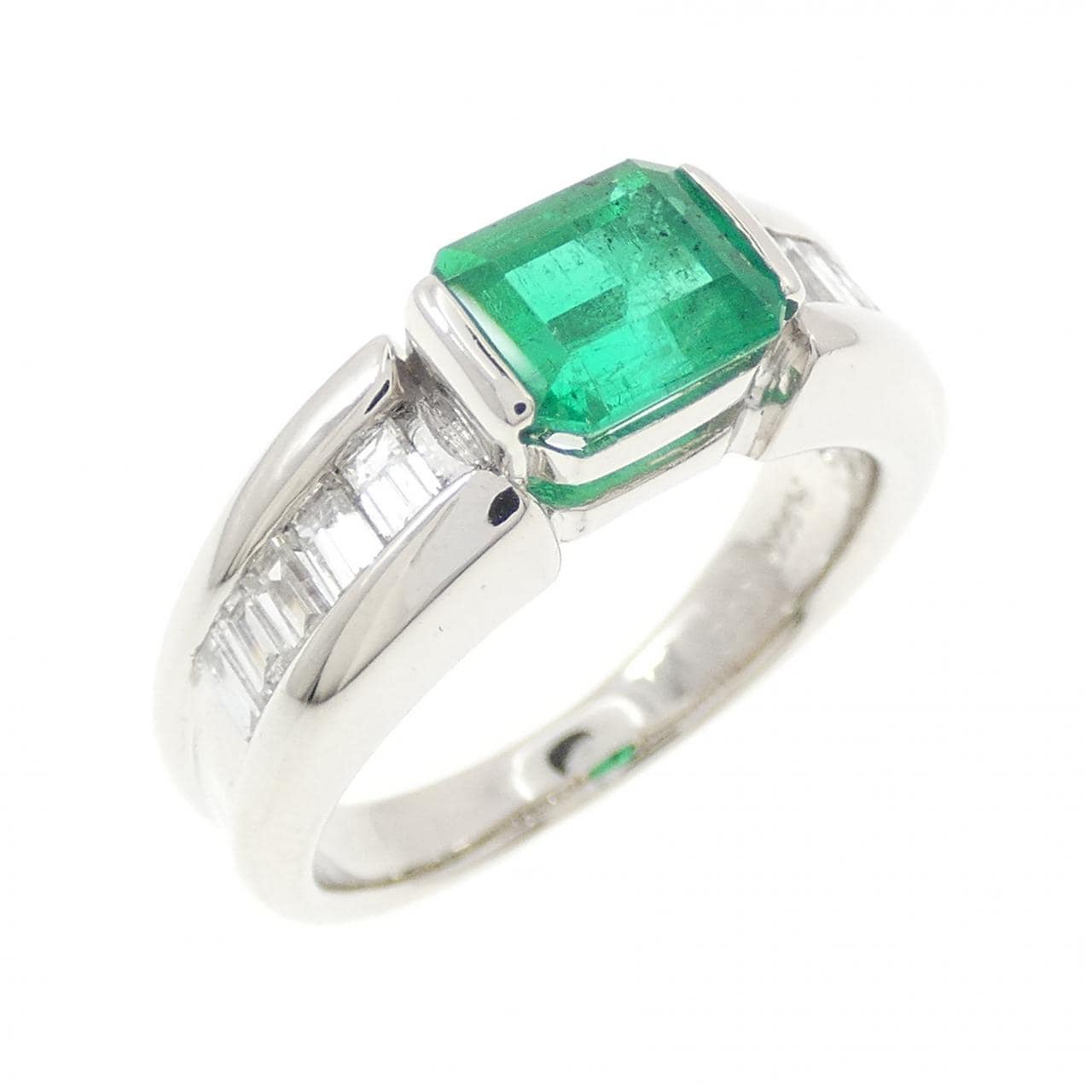 PT900 エメラルド リング 1.16CT