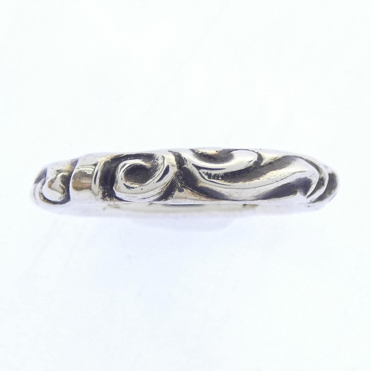 クロムハーツ CHROME HEARTS SCROLL BAND 207009018SLVXXX001 RING