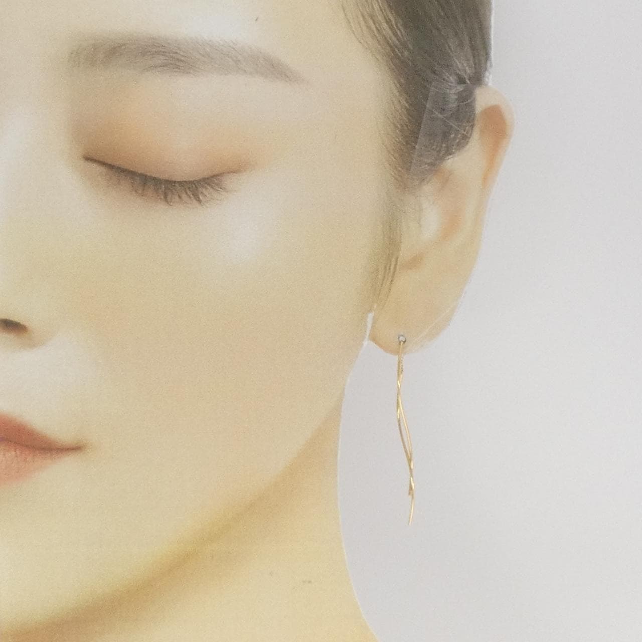STAR JEWELRY K18YG耳环