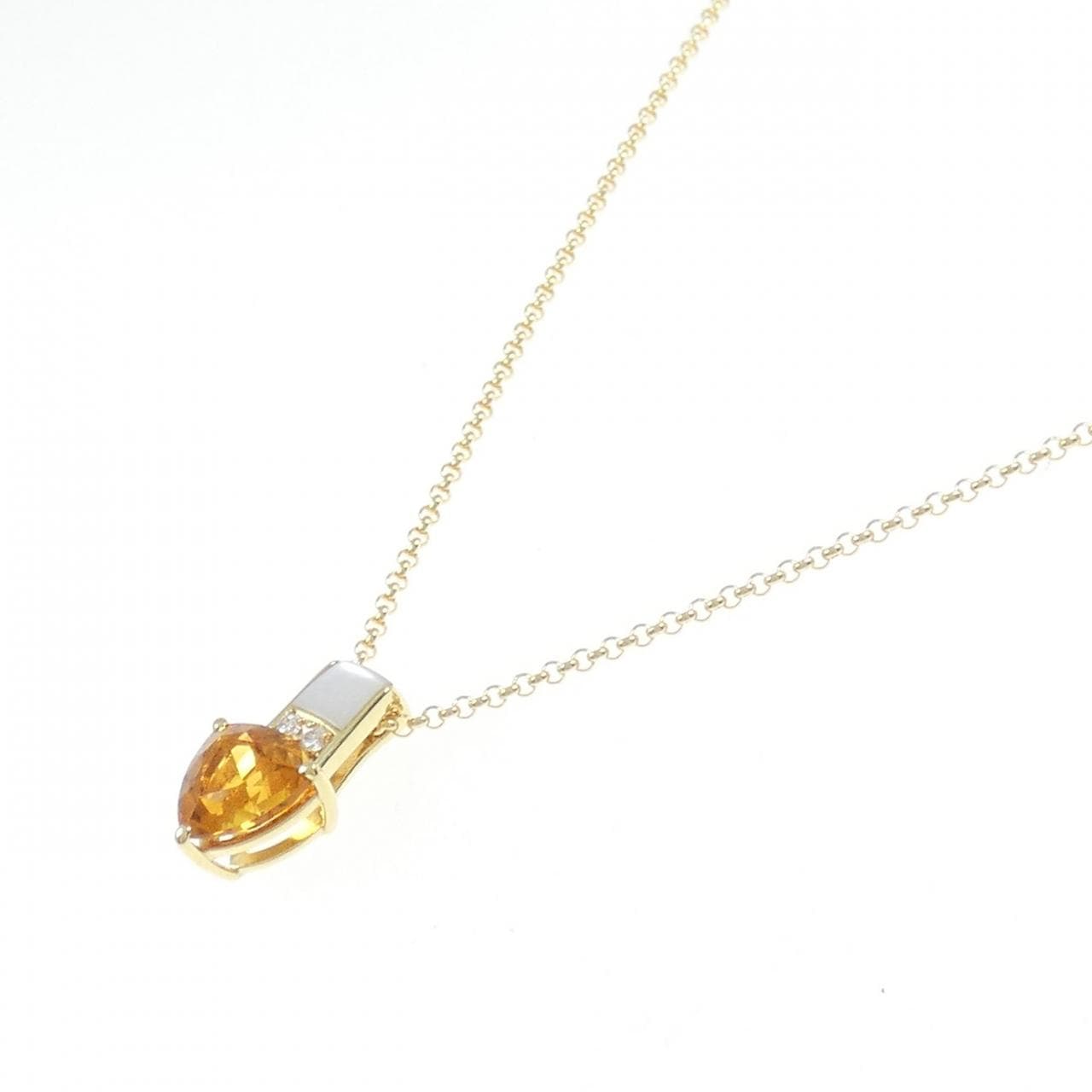 Tasaki citrine necklace