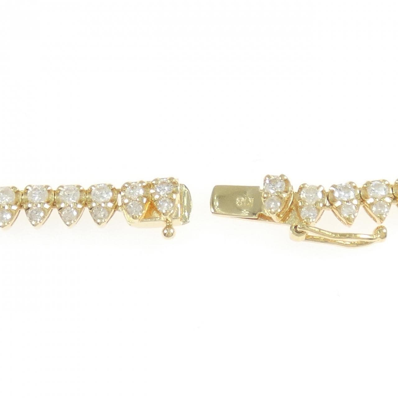 K18YG ダイヤモンド ネックレス 10.01CT