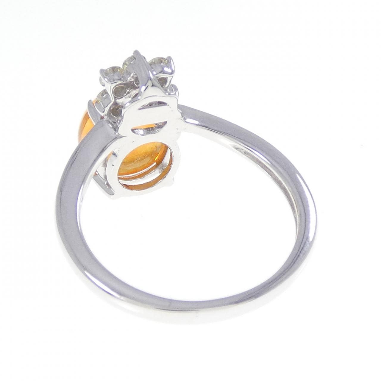 K18WG オパール リング 2.73CT