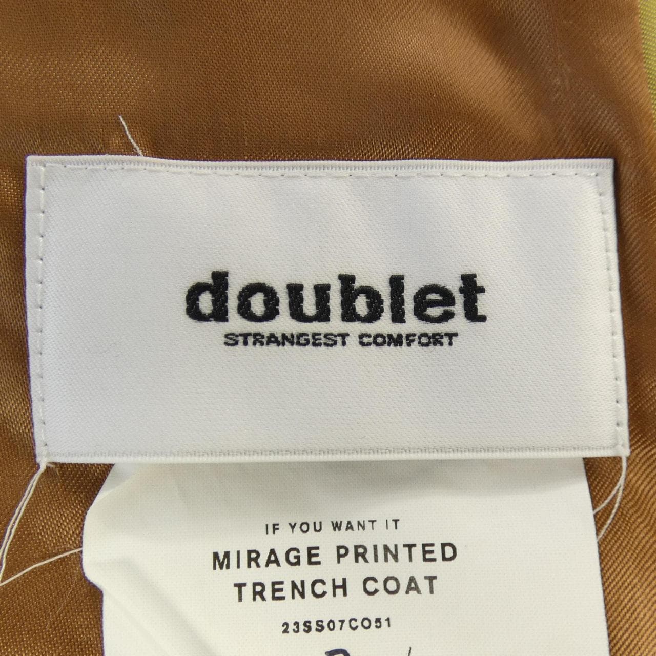 ダブレット Doublet 23SS07CO51 コート