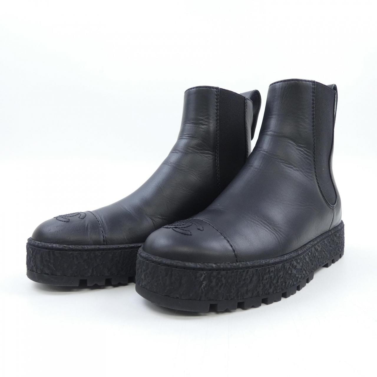 シャネル CHANEL アンクルブーツ ターンロック G37927X56283 ブーツ