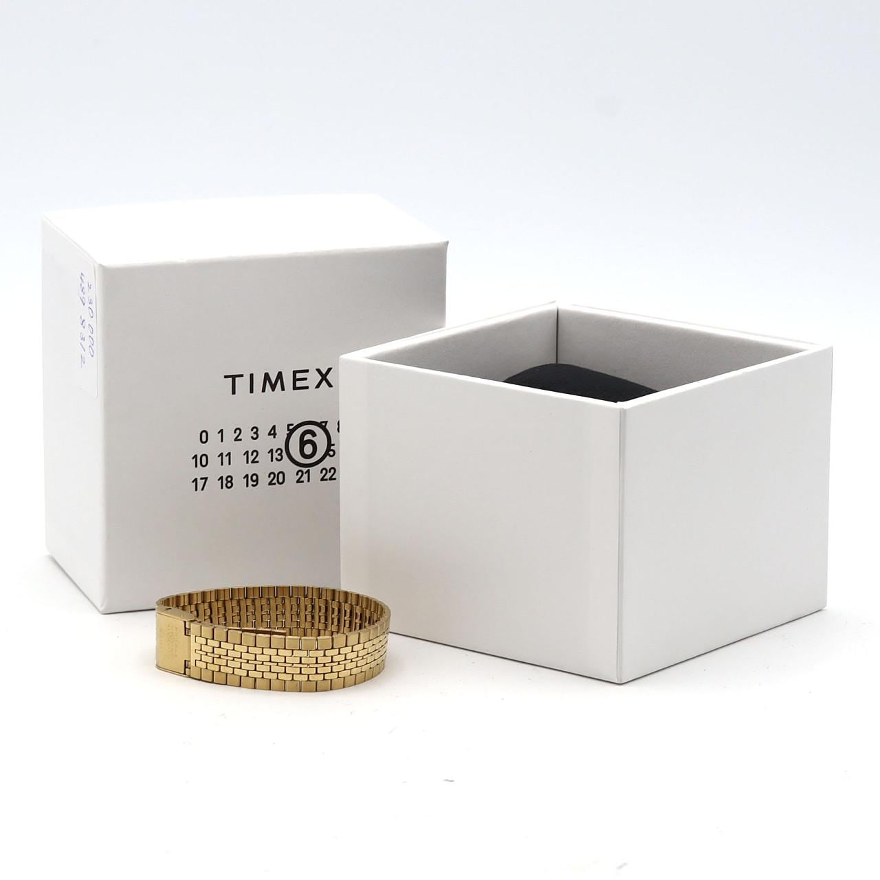 タイメックス T80 エムエム6メゾンマルジェラxTIMEX ゴールド S33YW0002/M10062/GOLD SS クォーツ