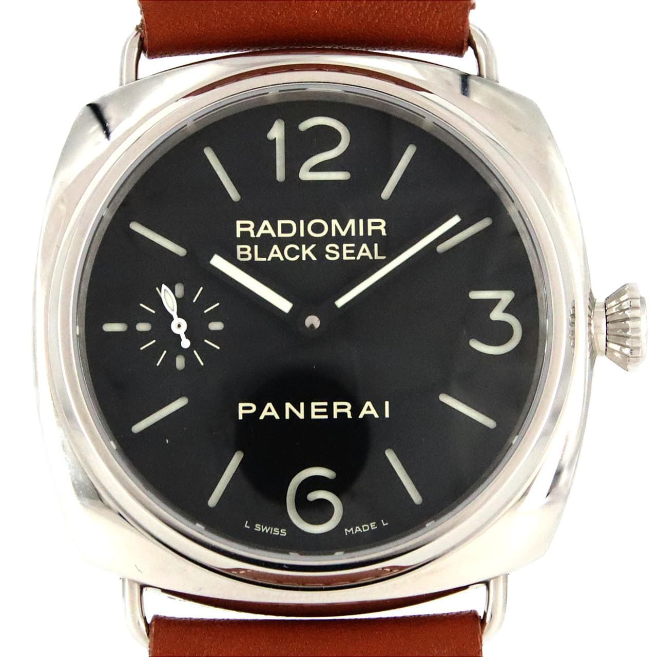 【ノーメンテナンス還元価格】パネライ ラジオミールブラックシール PAM00183 SS 手巻