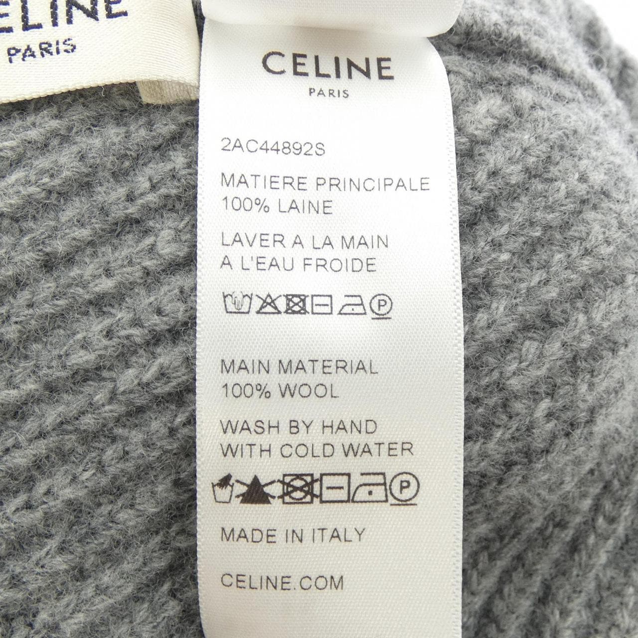 セリーヌ CELINE 2AC44892S ニットキャップ
