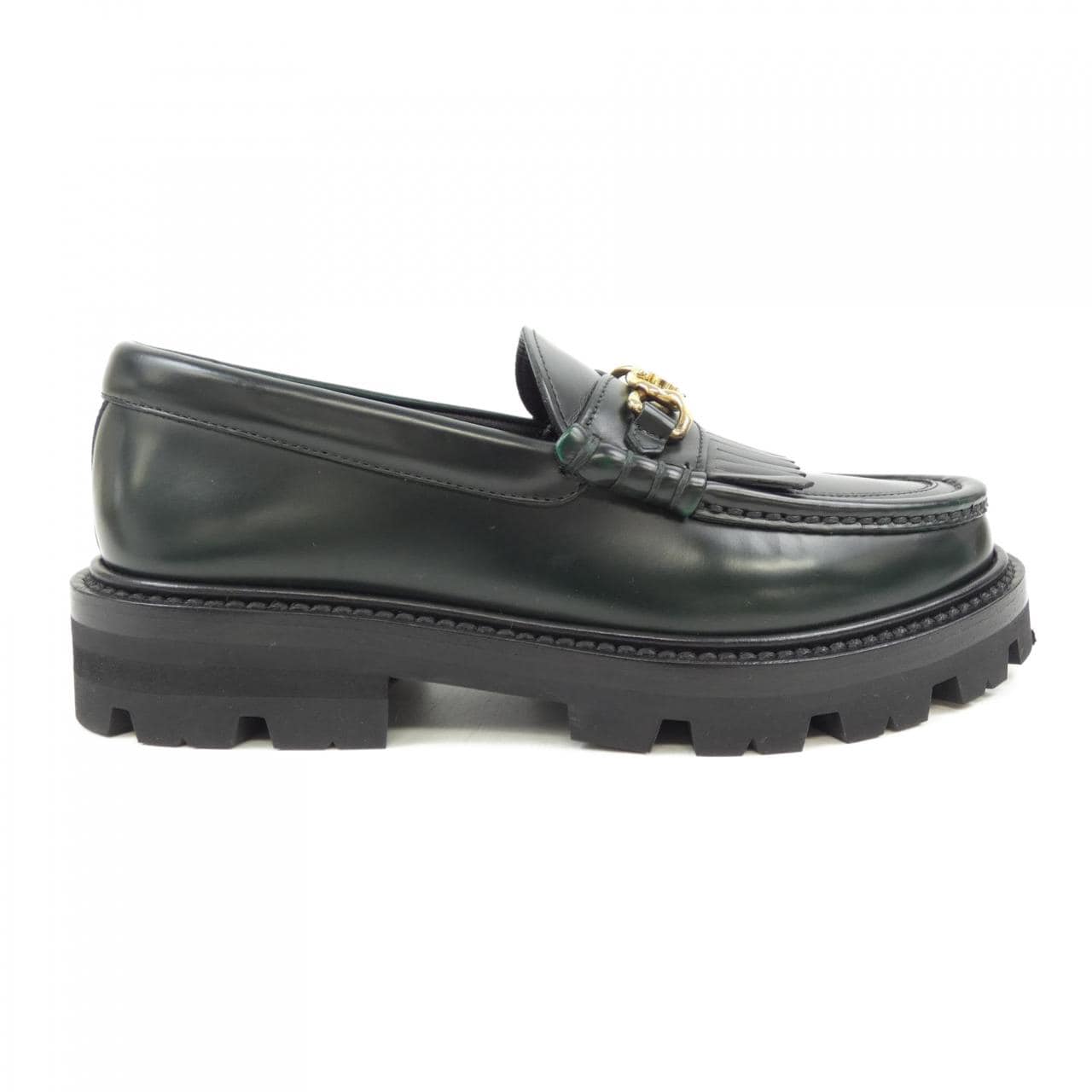 セリーヌ CELINE トリオンフチェーン付CELINEマーガレットローファー 344893602C シューズ