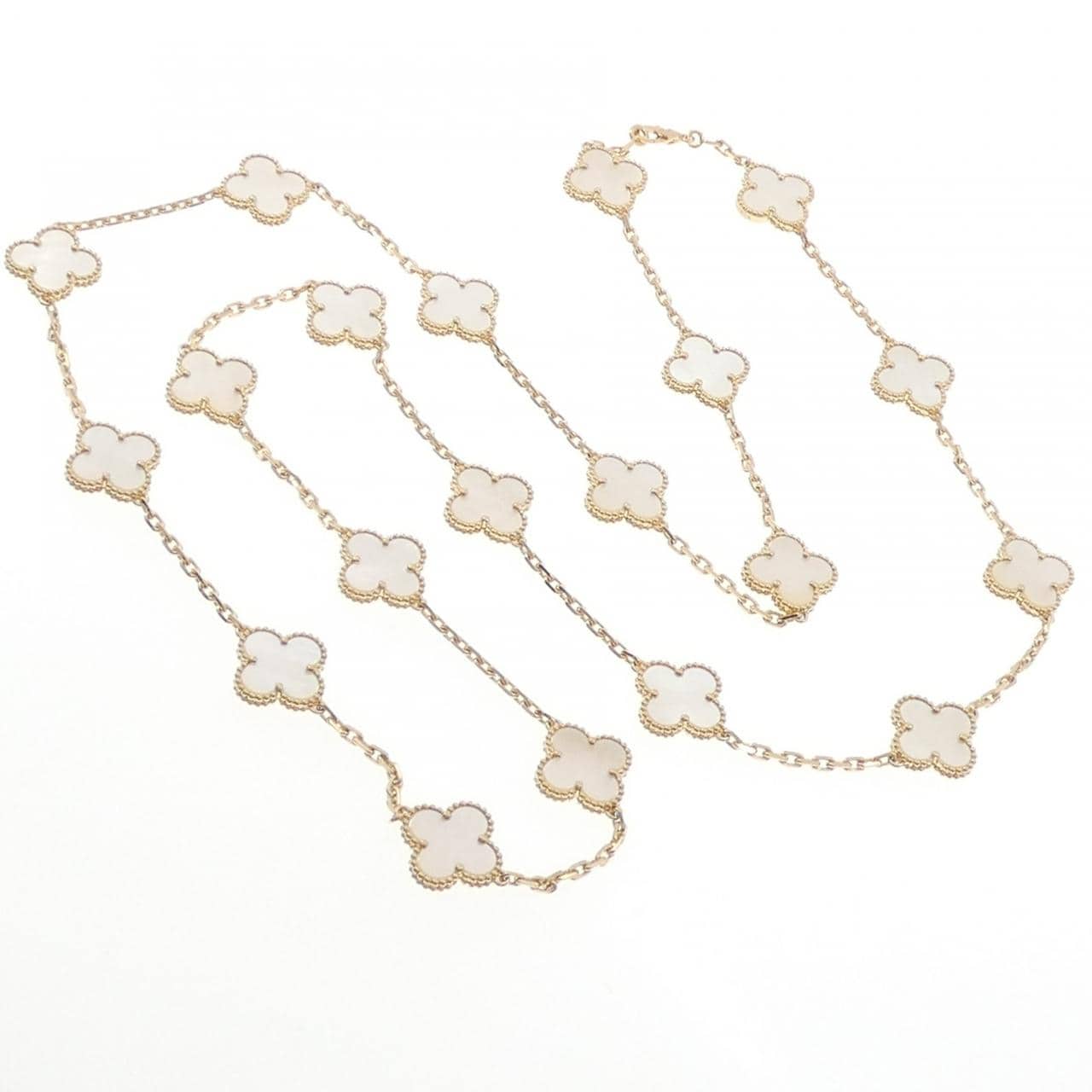 ヴァンクリーフ&アーペル ヴィンテージアルハンブラ 20モチーフ ネックレス