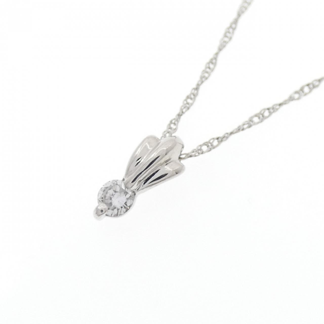 PT900/PT850 ダイヤモンド ネックレス 0.07CT