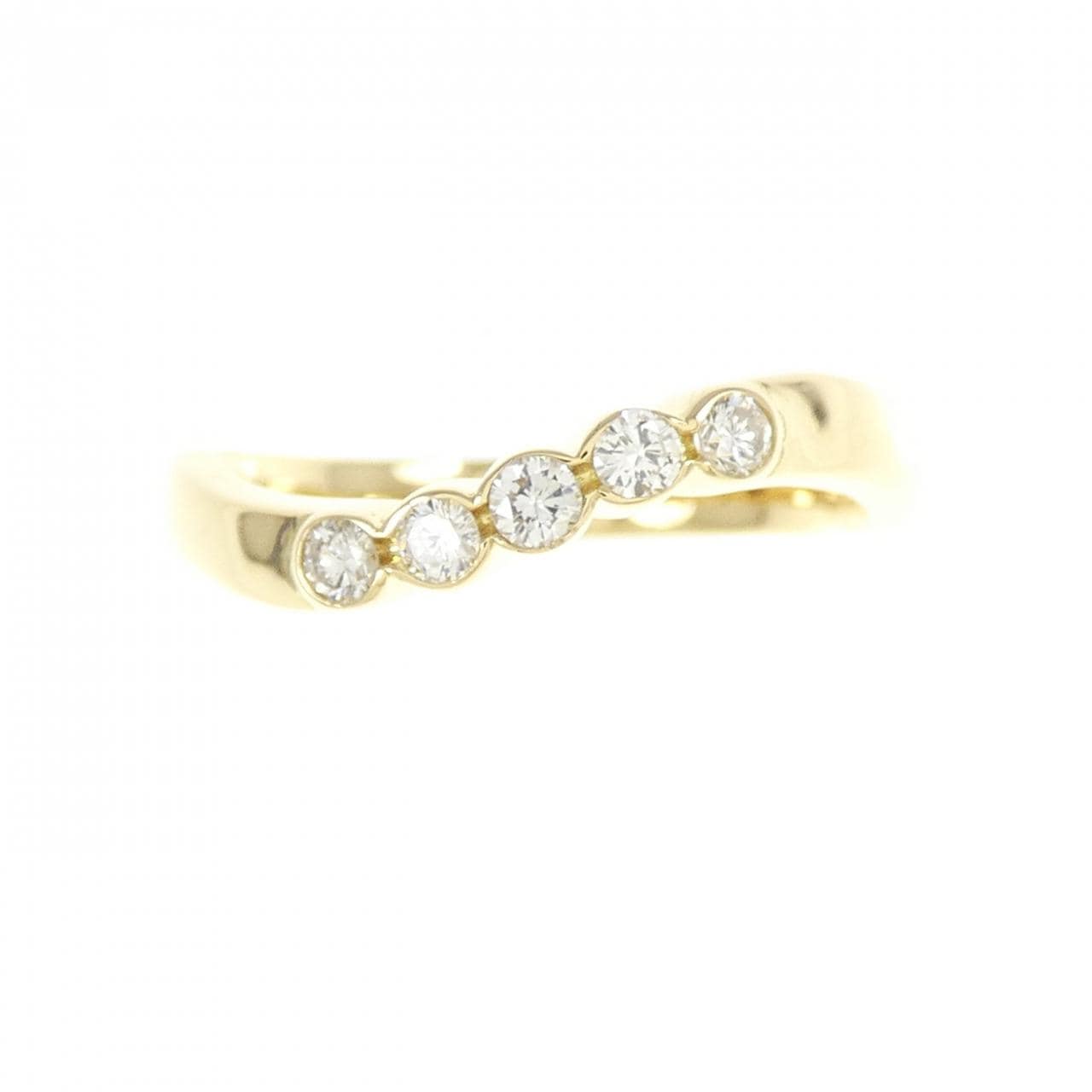 750YG ダイヤモンド リング 0.17CT