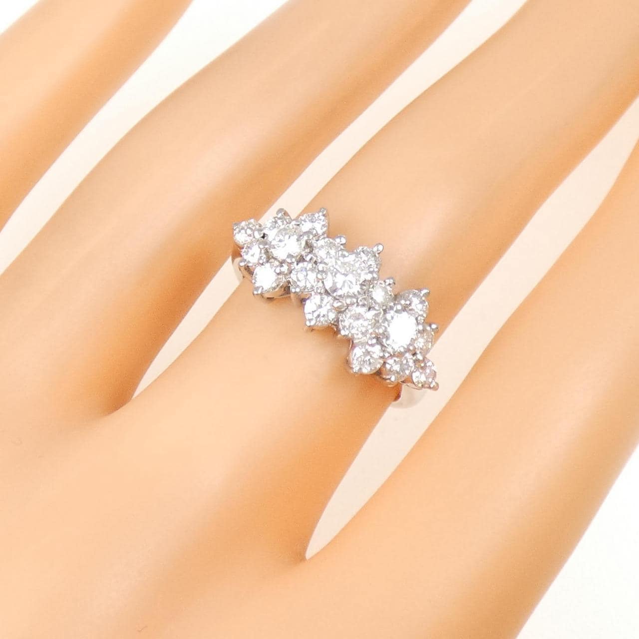 PT900 ダイヤモンド リング 1.29CT