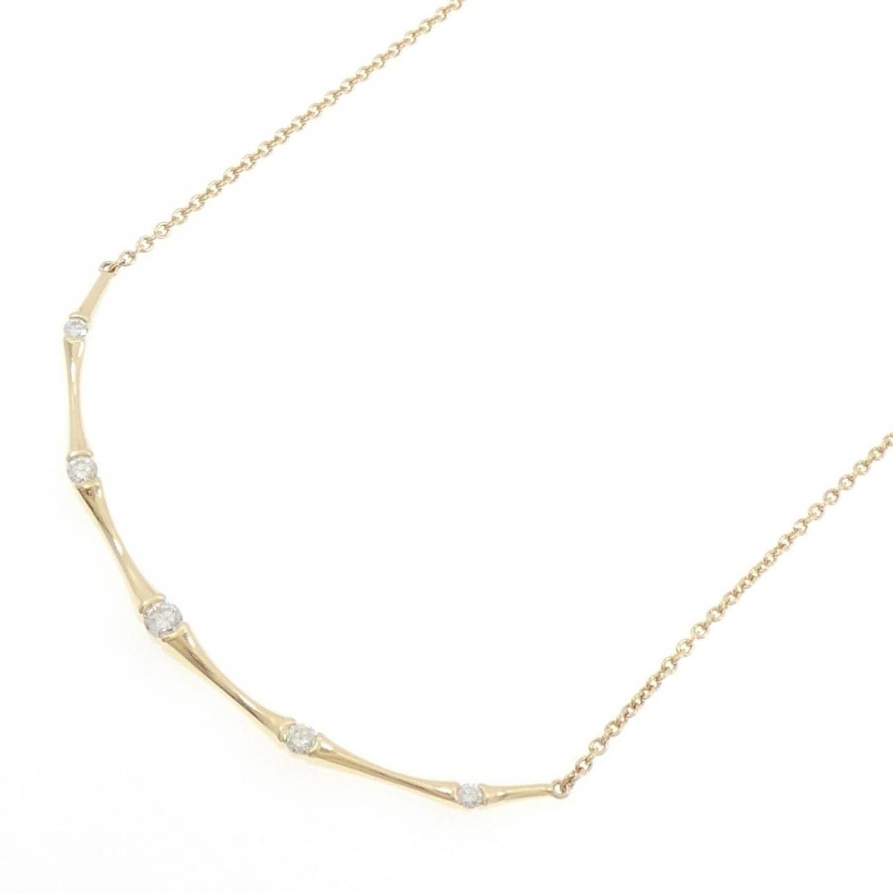 クイーン ダイヤモンド ネックレス 0.75CT