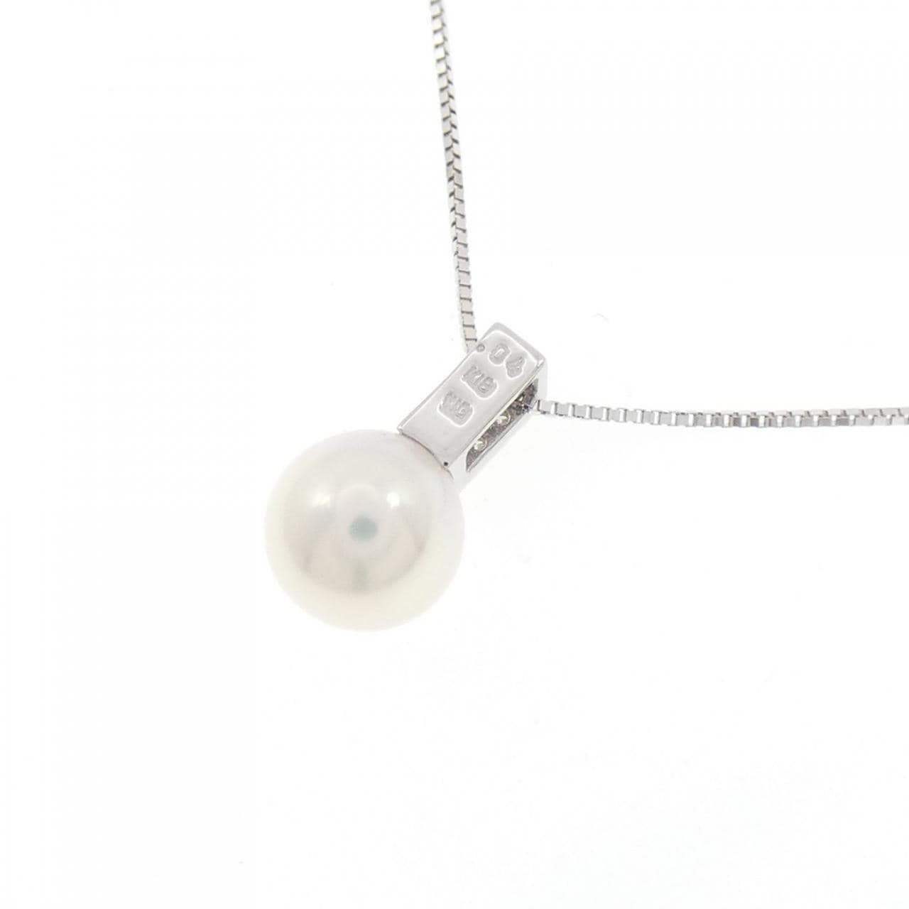 K18WG アコヤパール ネックレス 6.3mm