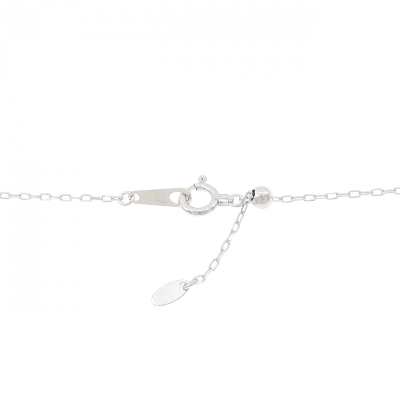 K18WG サファイヤ ネックレス 0.60CT