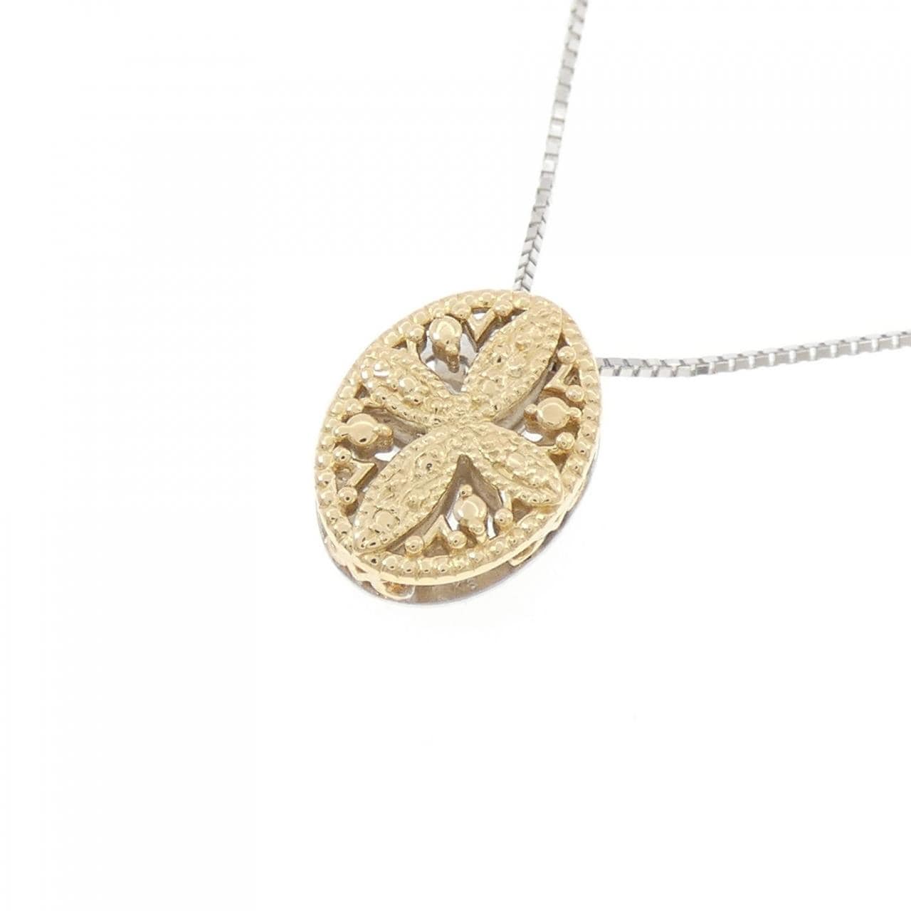 K18WG/K18YG ダイヤモンド ネックレス 0.15CT