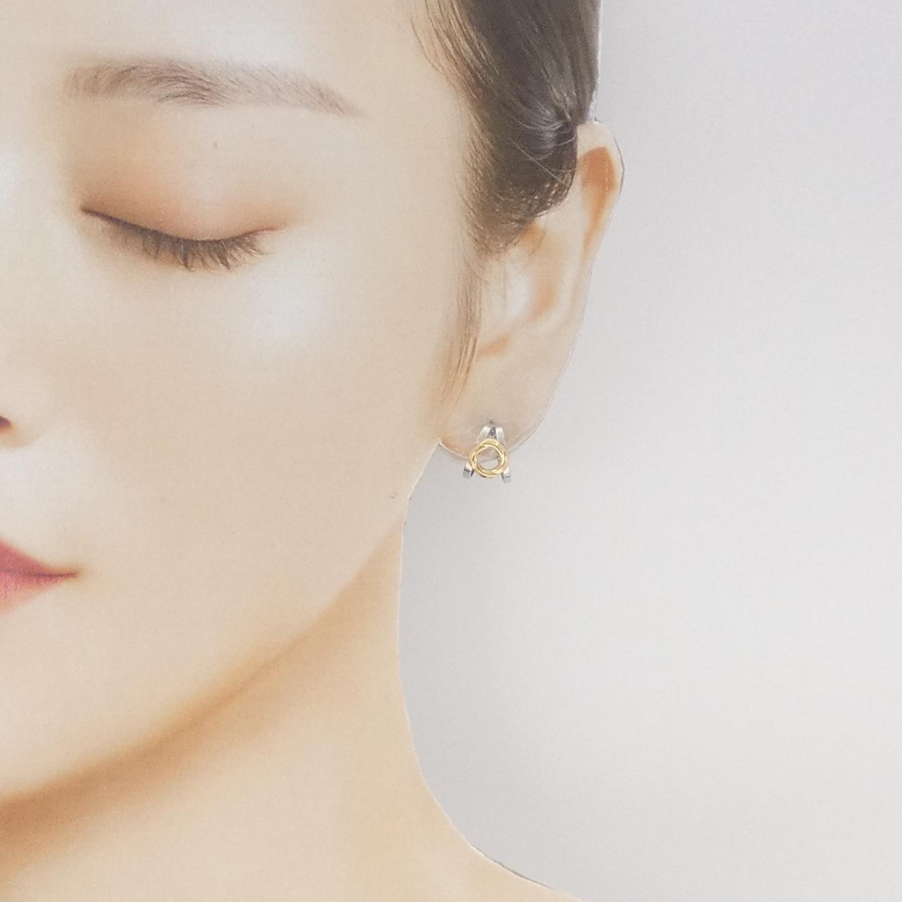 【新品】K18YG/PT900 ピアス