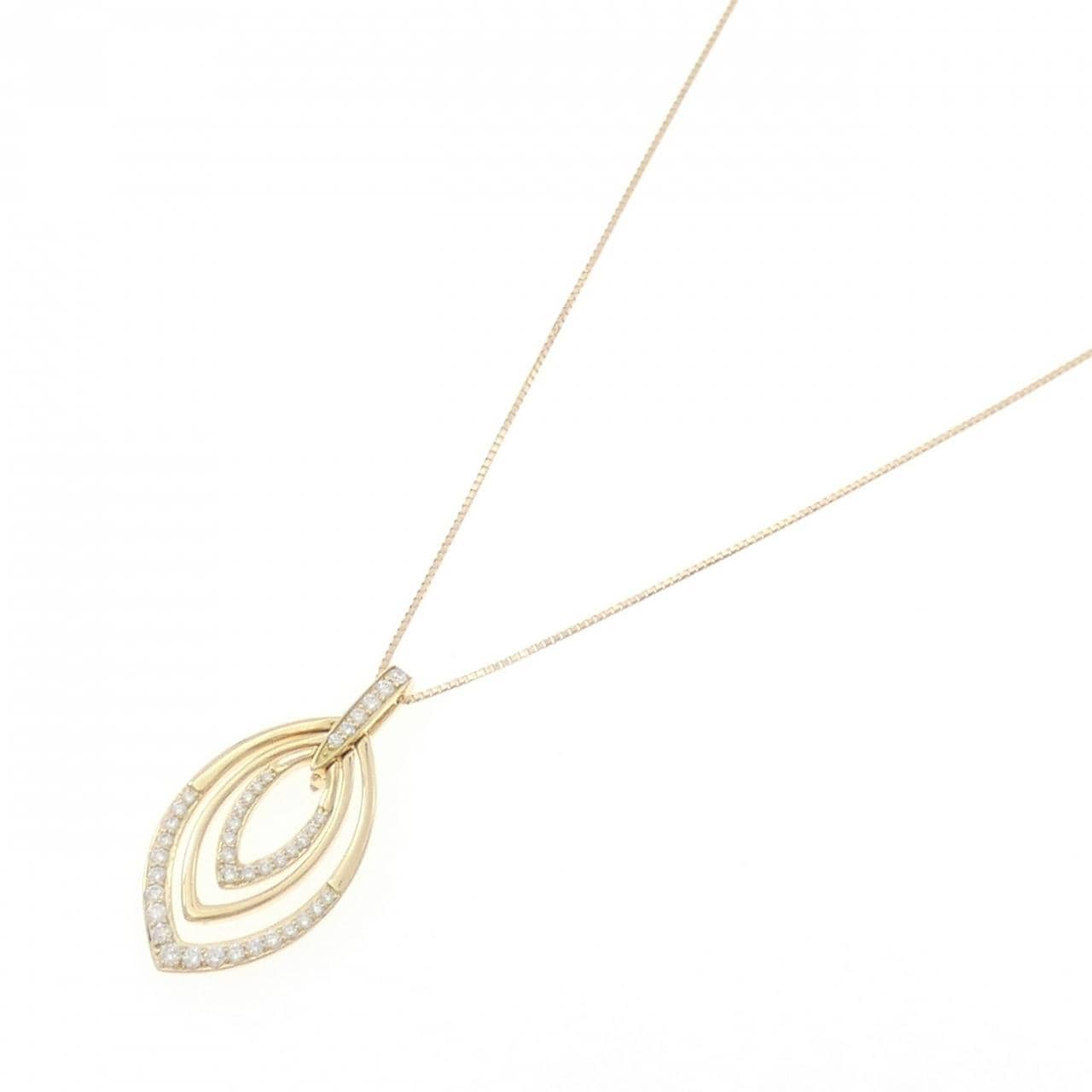 ジーエスティービー ダイヤモンド ネックレス 0.30CT
