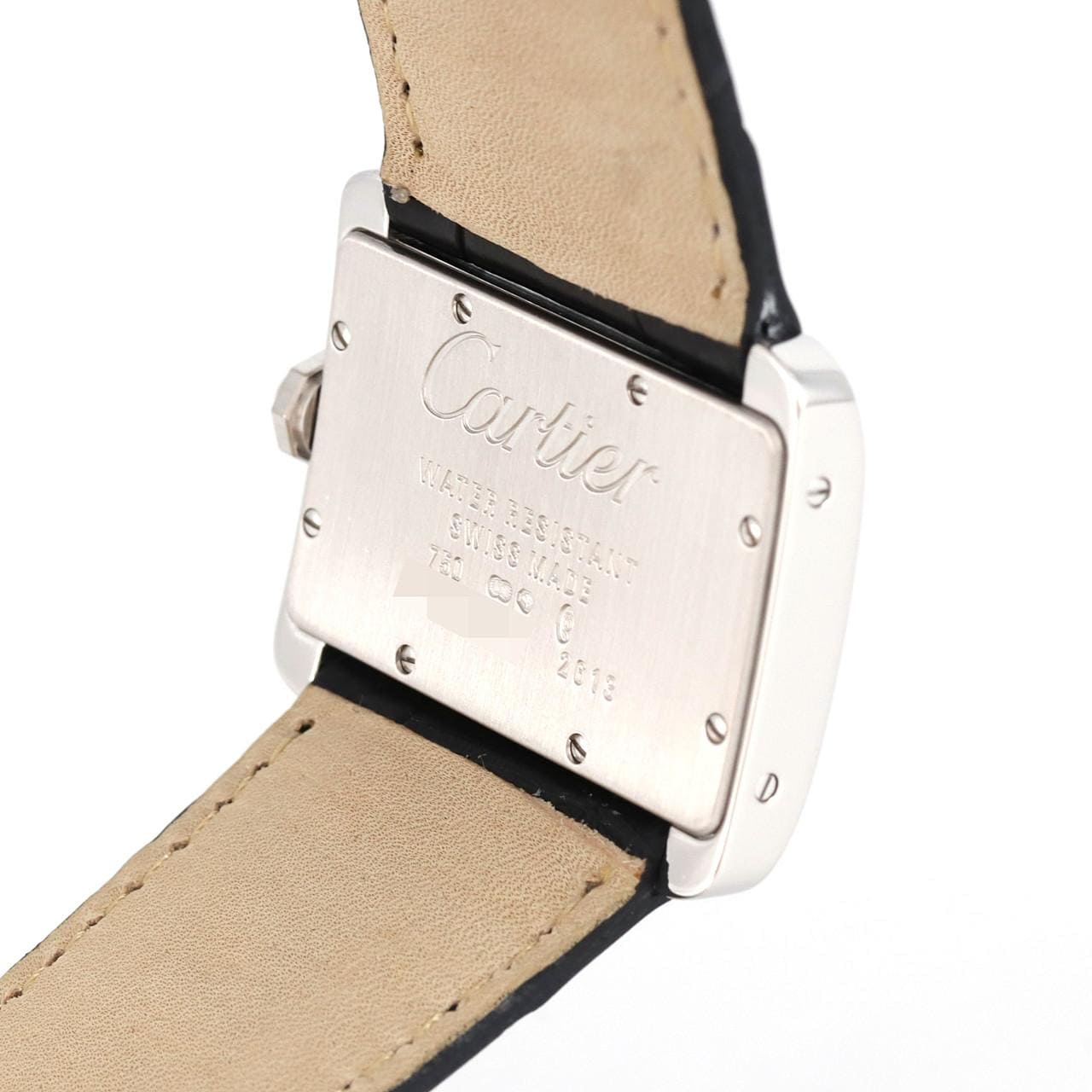 Cartier Mini Tank Divan 白金/2D WA301236 白石英