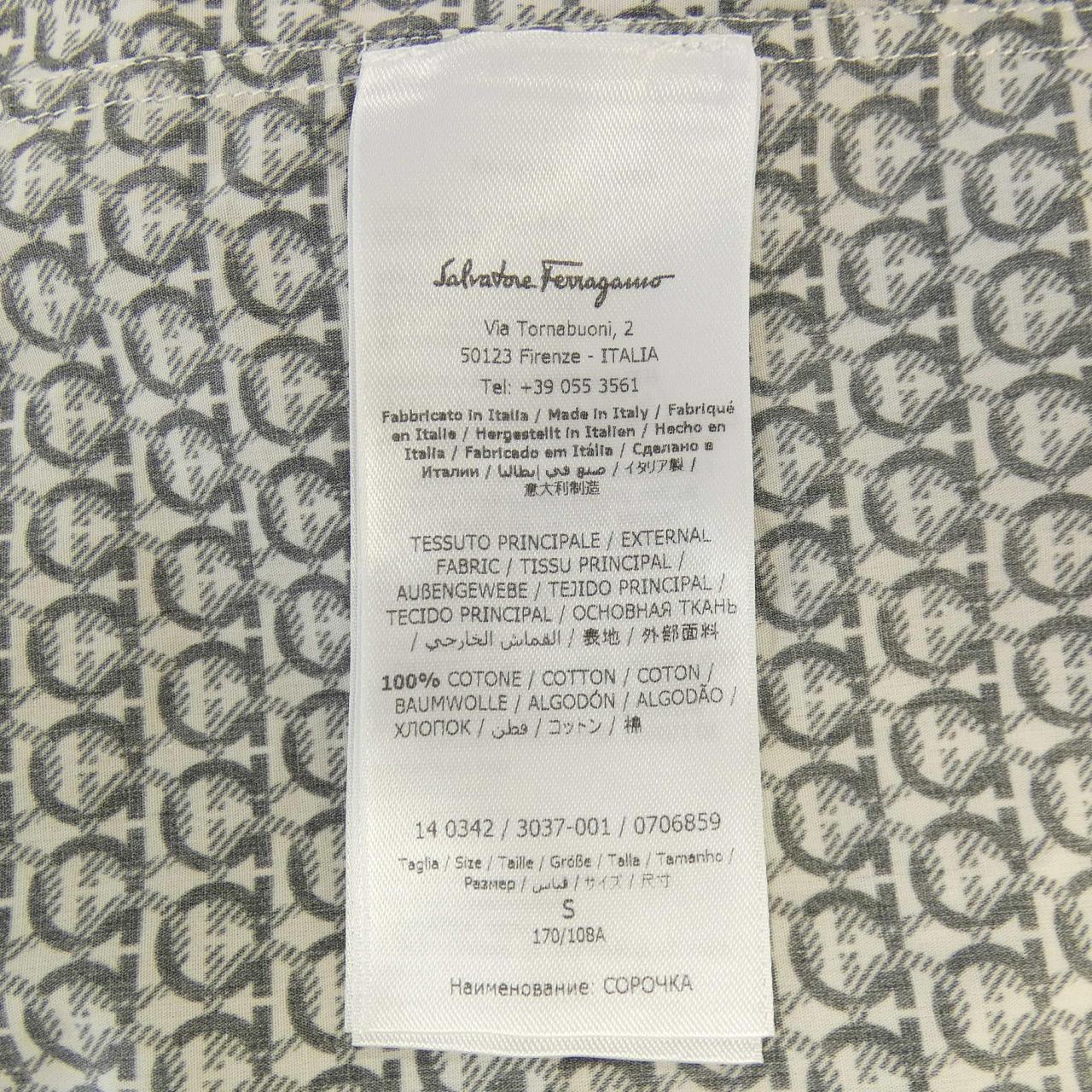 サルヴァトーレフェラガモ SALVATORE FERRAGAMO シャツ