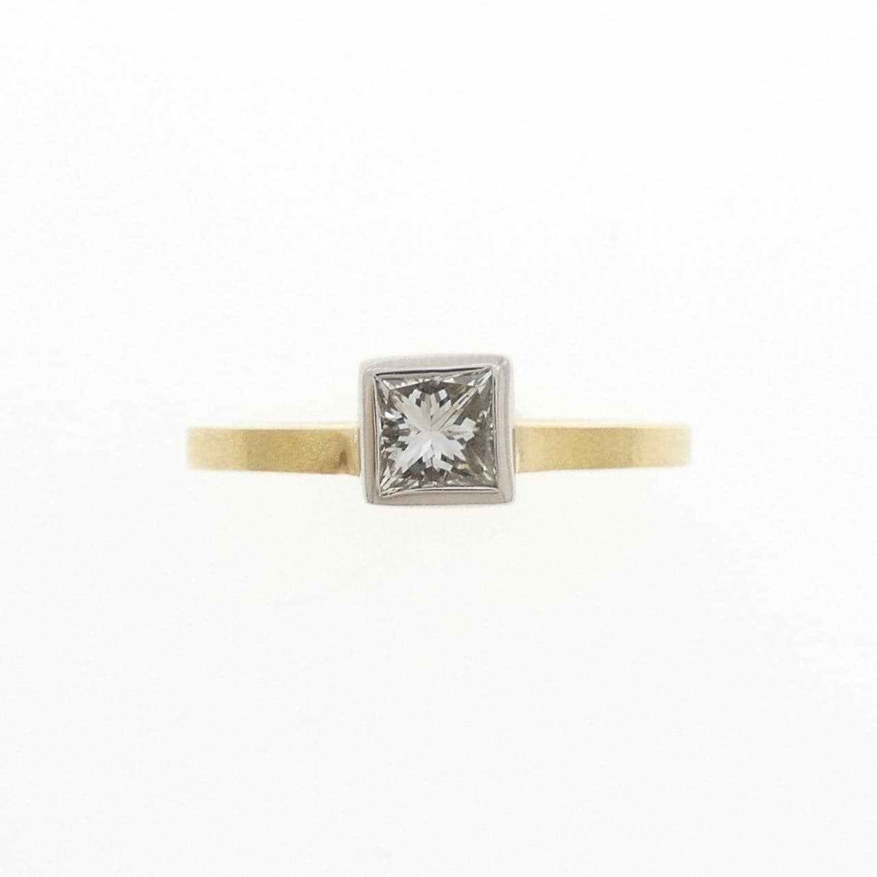 K18YG/K18WG ダイヤモンド リング 0.550CT