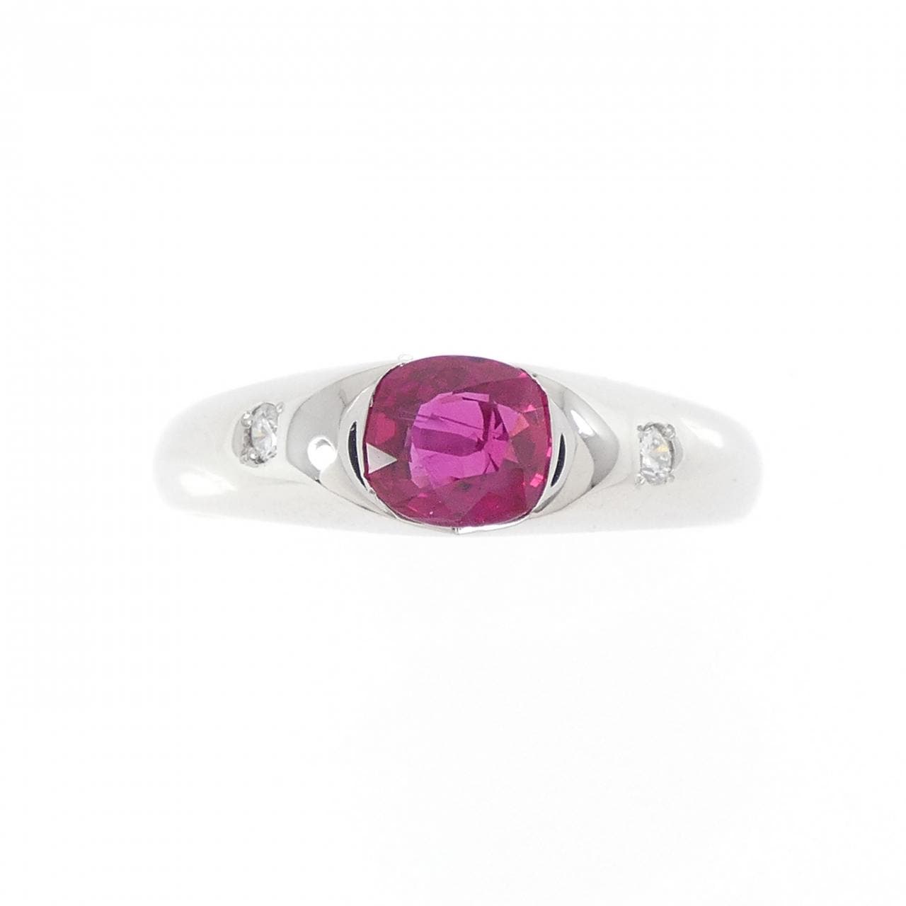 PT900 ルビー リング 0.66CT
