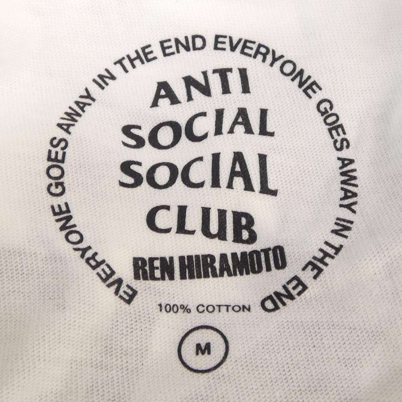 アンチソーシャルソーシャルクラブ ANTI SOCIAL SOCIAL CLUB REN HIRAMOTO Tシャツ