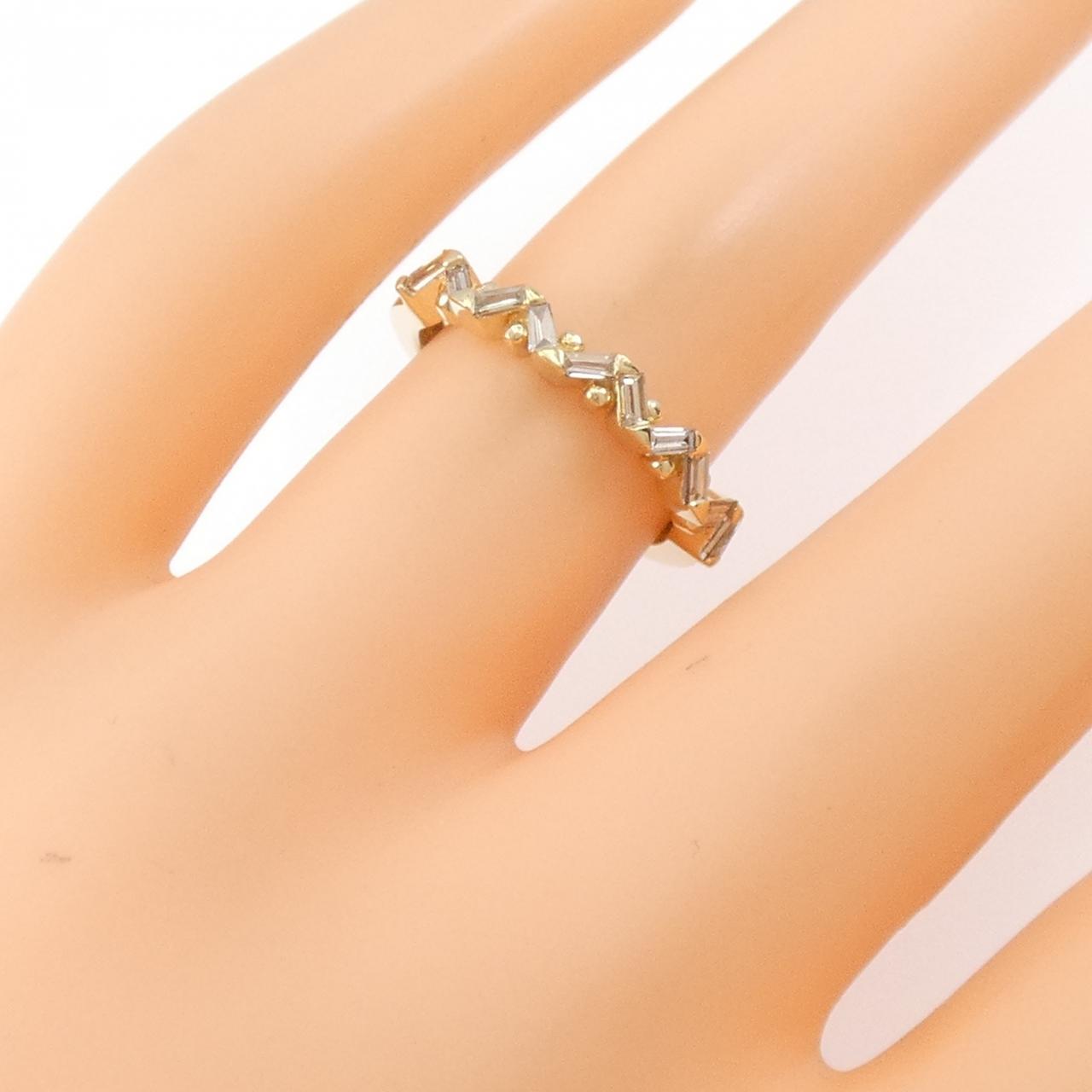K18YG ダイヤモンド リング 0.30CT