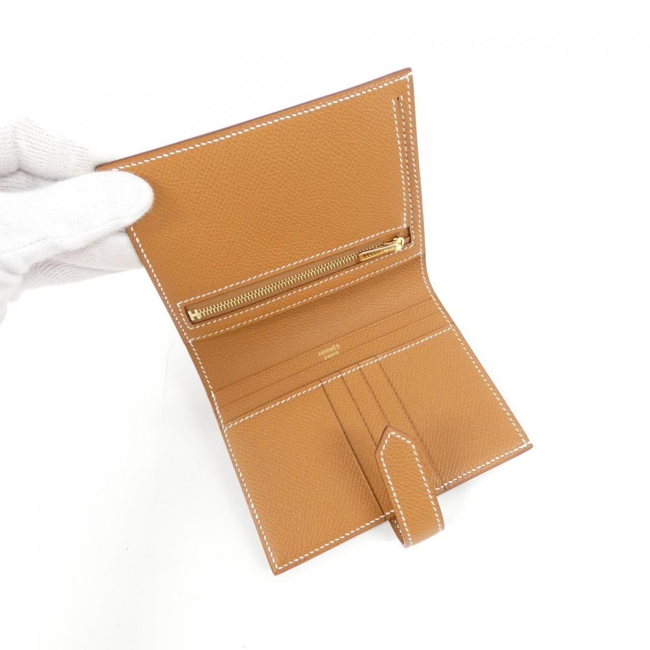 [Unused items] HERMES Bearn Compact 039790CC Wallet