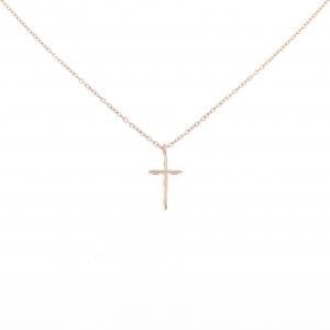 K10PG クロス ネックレス