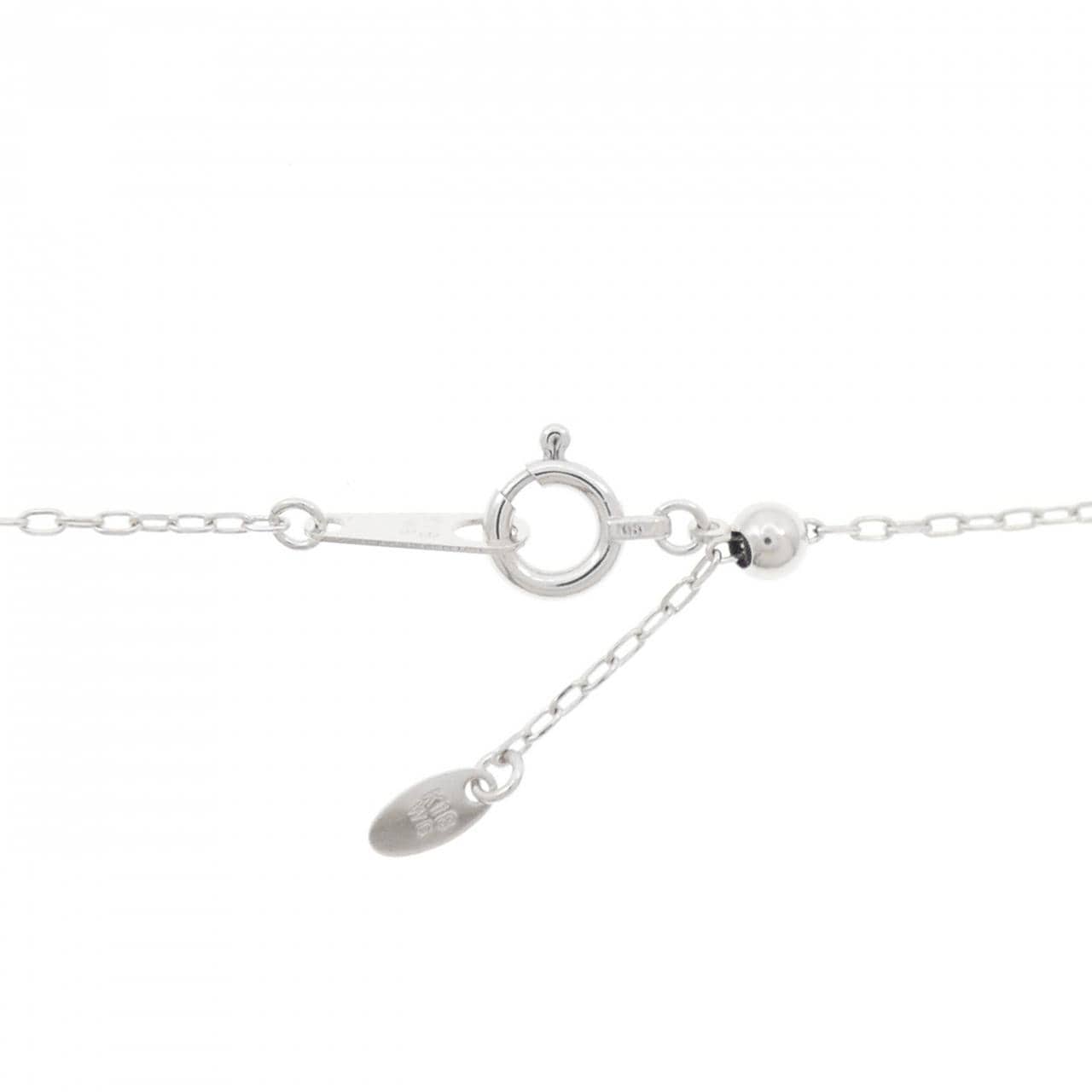 K18WG ダイヤモンド ネックレス 0.32CT