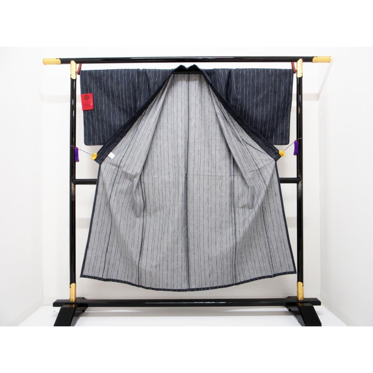 【新品】男物　単衣　岡山デニム