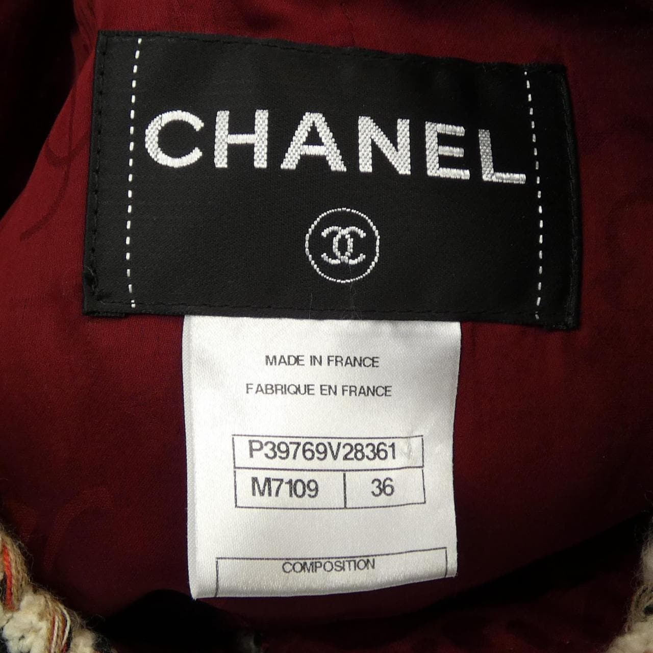 シャネル CHANEL P39769V28361 ノーカラージャケット