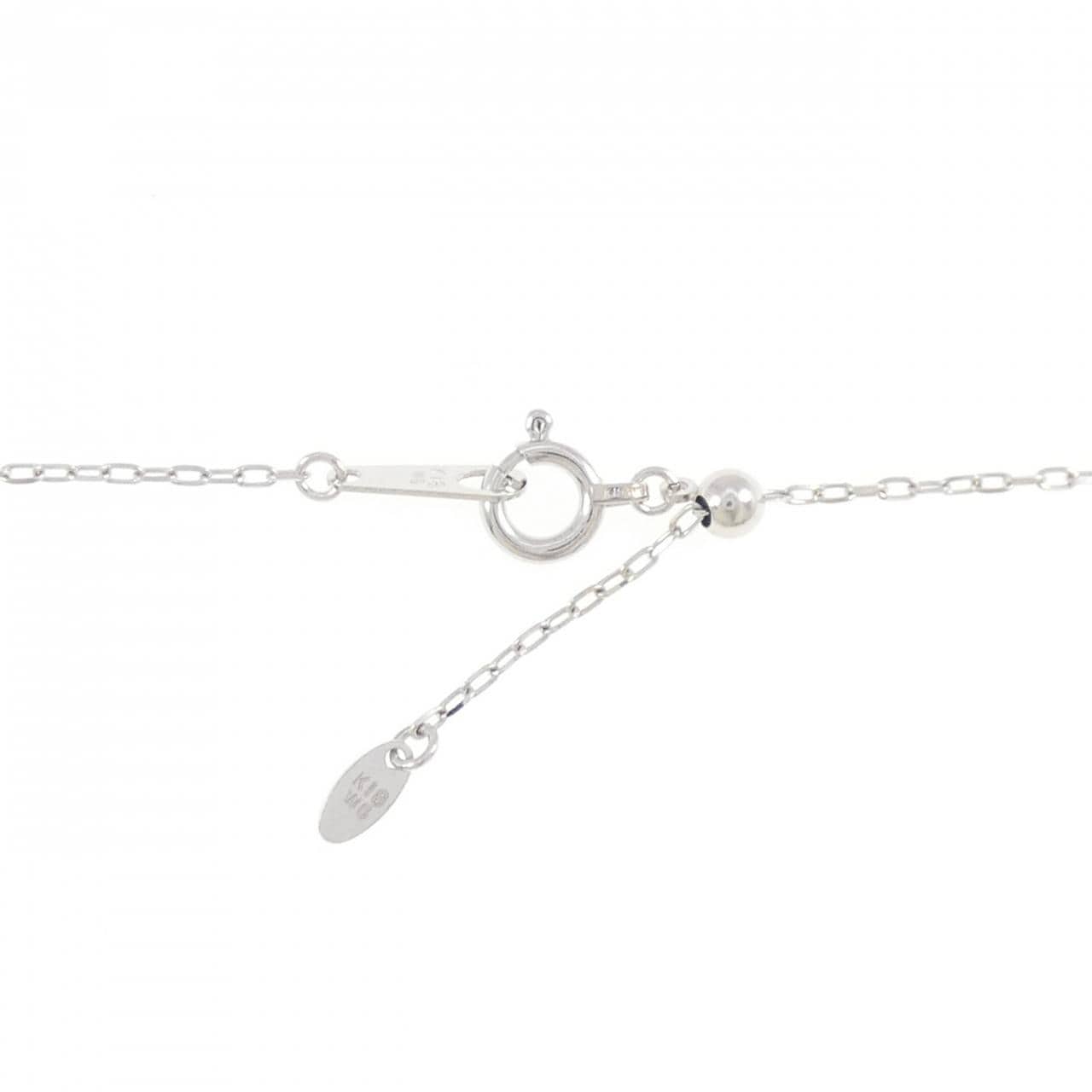 K18WG ペリドット ネックレス 2.66CT