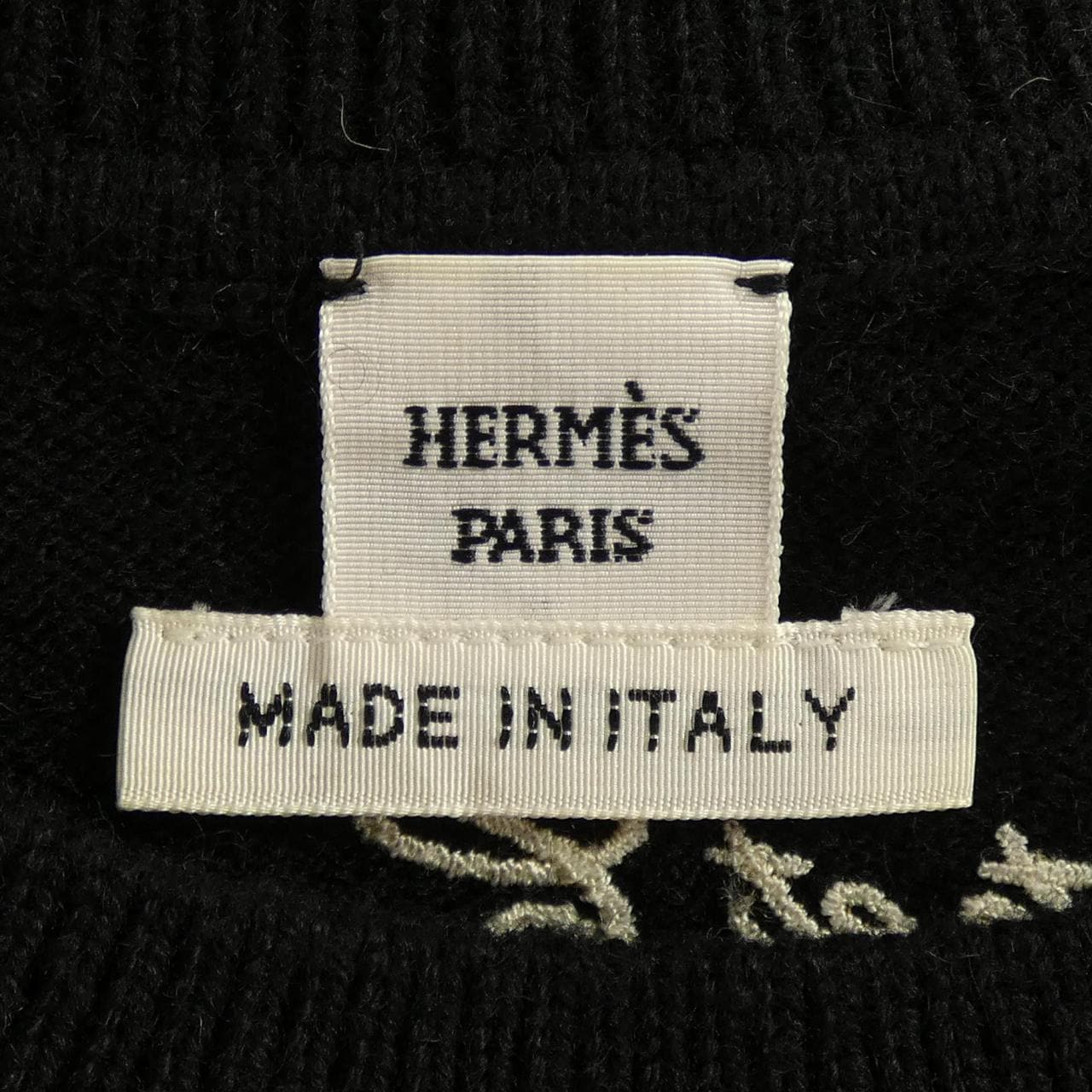 エルメス HERMES POSTE ET CAVALERIE *16-7701. ニット