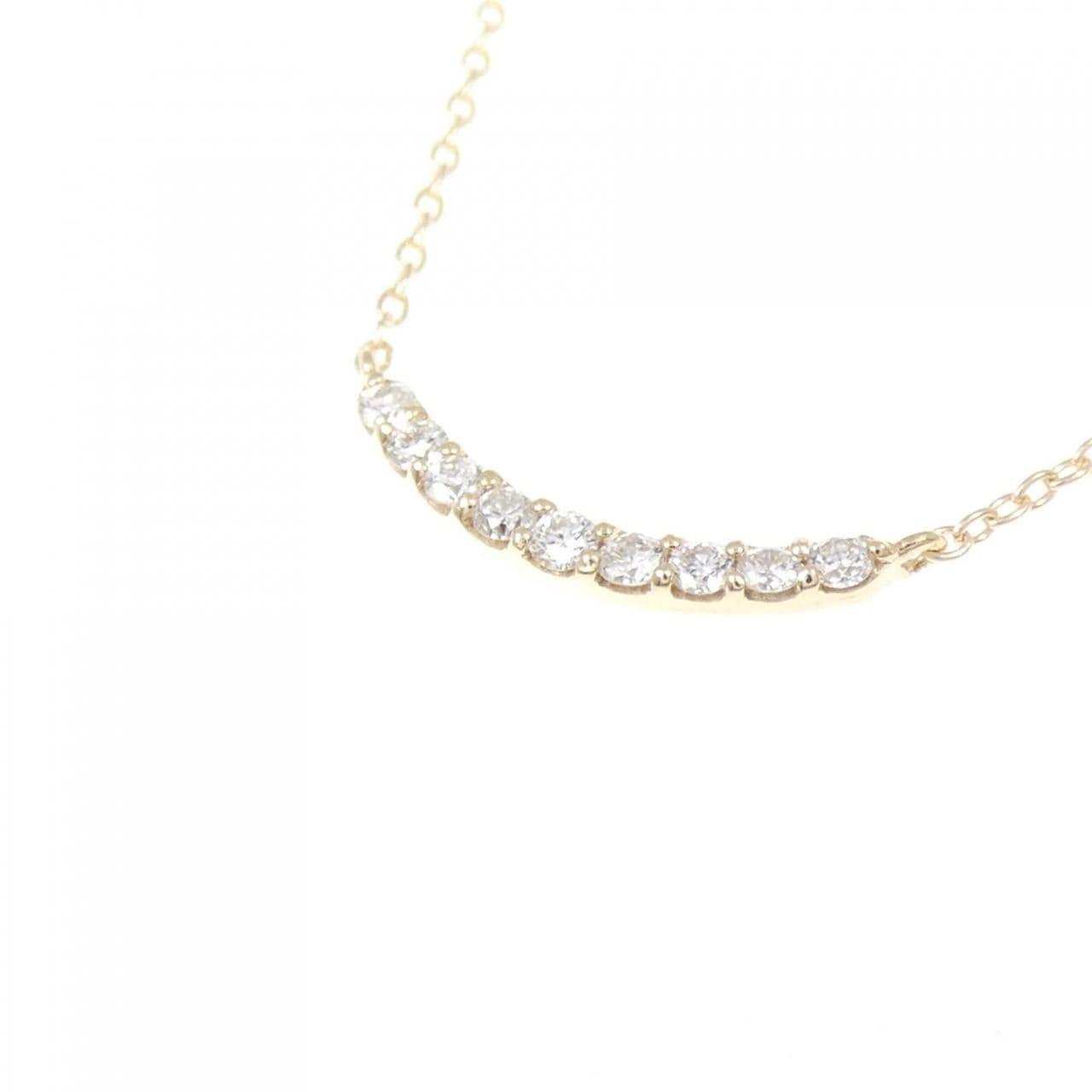 【リメイク】K10YG ダイヤモンド ネックレス 0.10CT