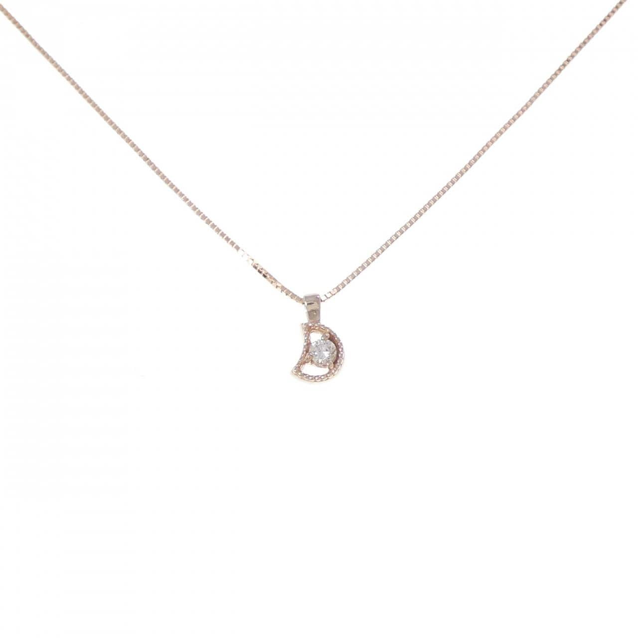 K10PG ダイヤモンド ネックレス 0.03CT