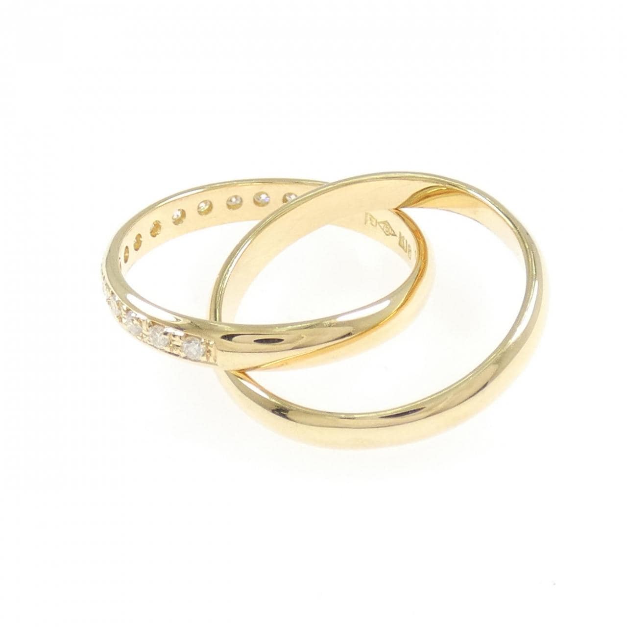 K18YG ダイヤモンド リング 0.27CT