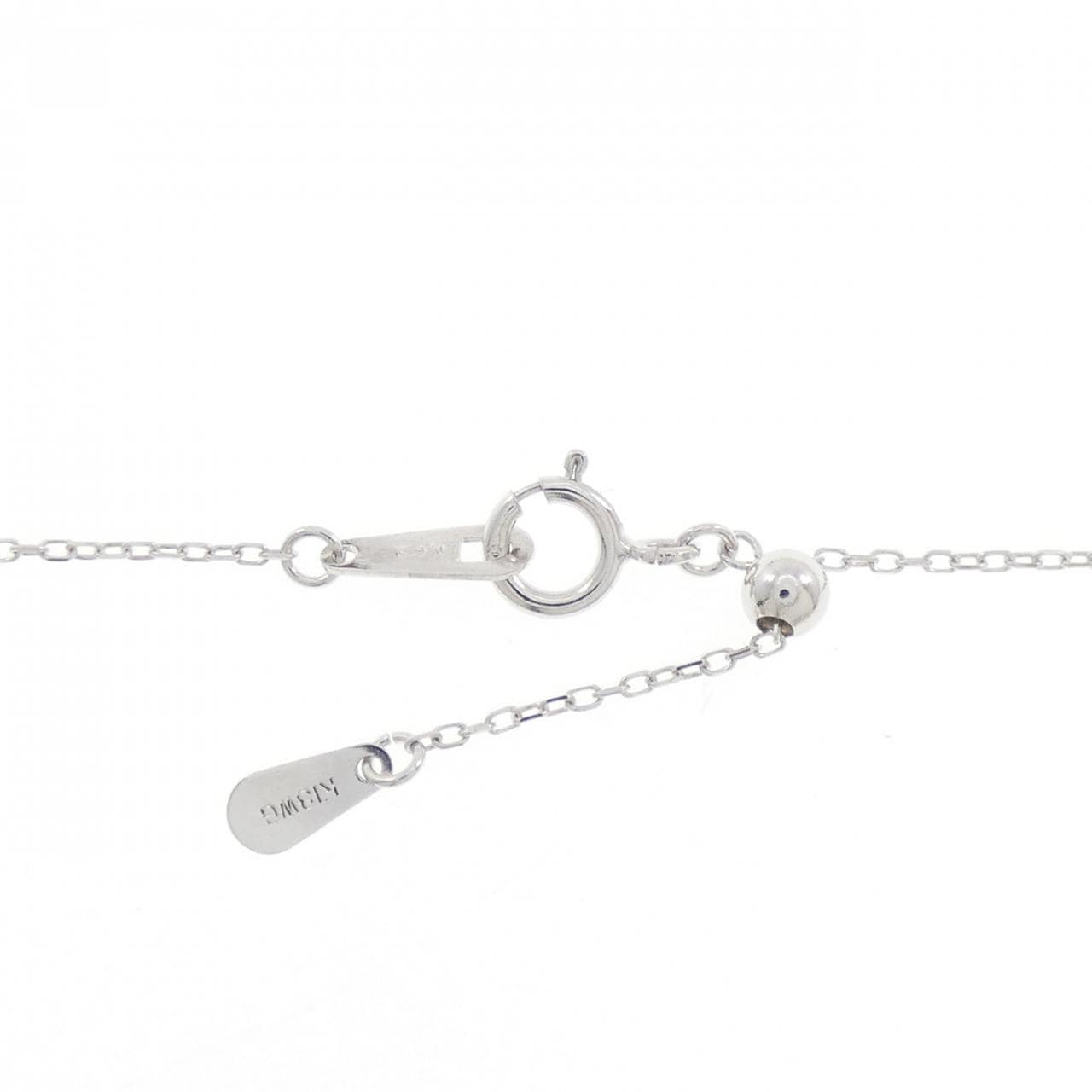 K18WG ダイヤモンド ネックレス 1.50CT