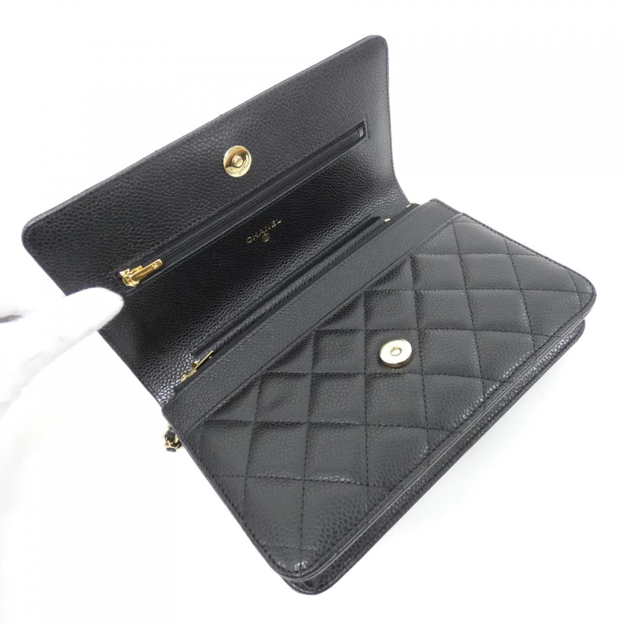 シャネル タイムレスクラシック ライン AP0250 チェーンウォレット