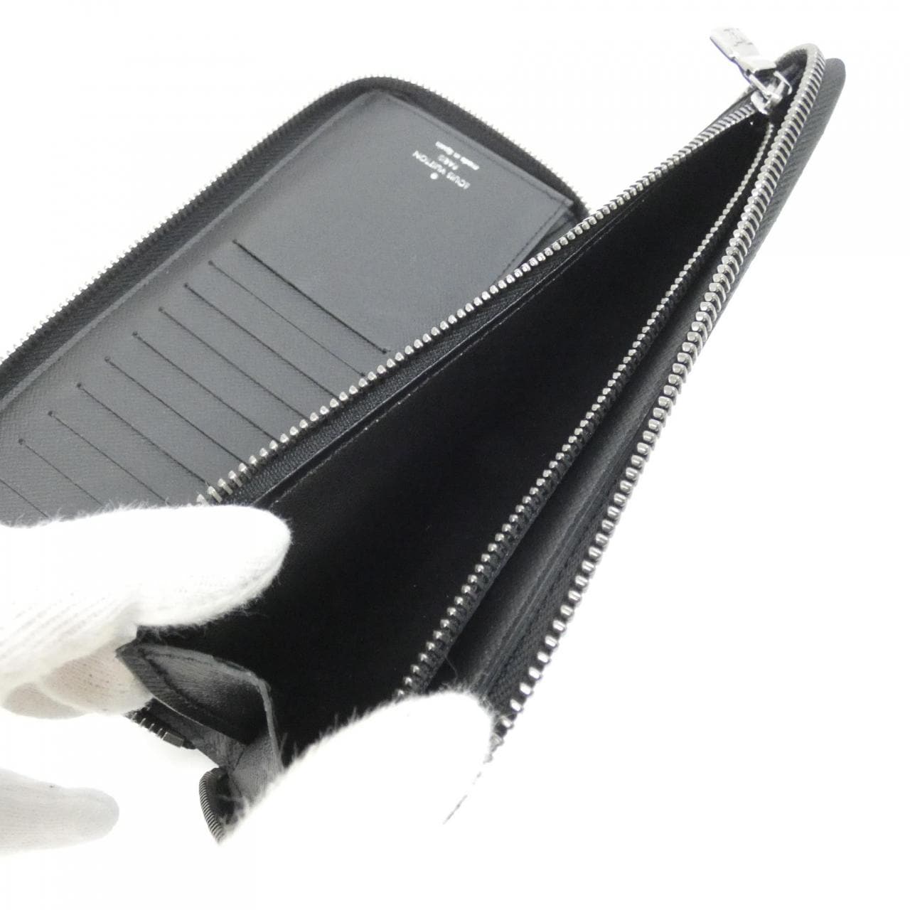 ルイヴィトン モノグラム エクリプス ジッピー ウォレット ヴェルティカル M62295 財布