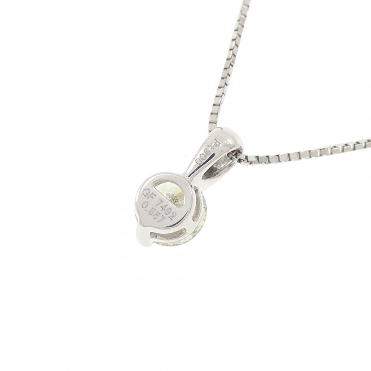 PT900/PT850 ダイヤモンド ネックレス 0.557CT