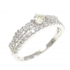 PT950 ダイヤモンド リング 0.163CT