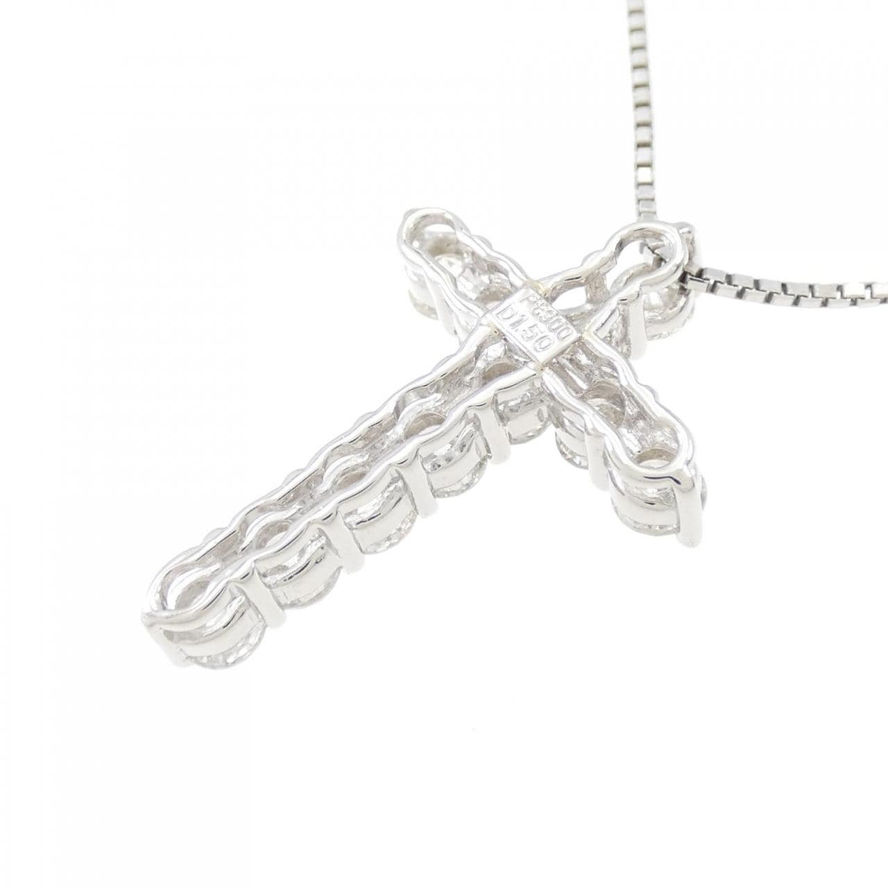 PT Cross Diamond Necklace 1.50CT