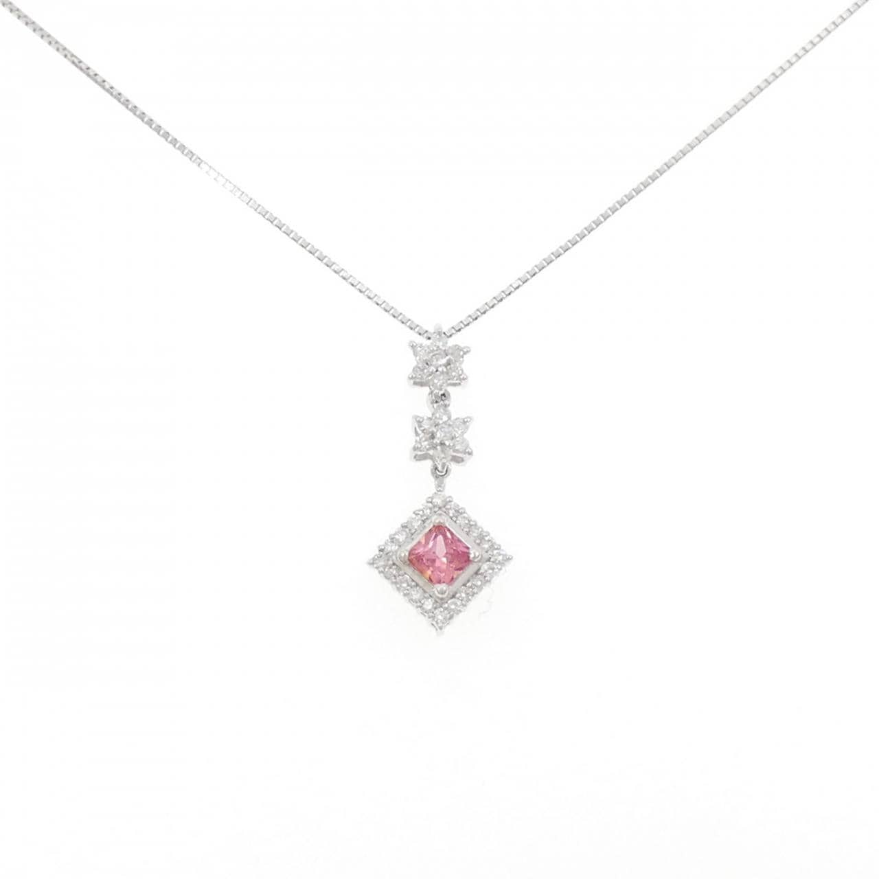 PT900/PT850 サファイヤ ネックレス 0.41CT